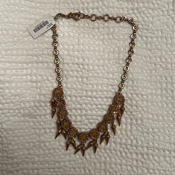 NWT jcrew gold spike necklace - Picture 2 of 3